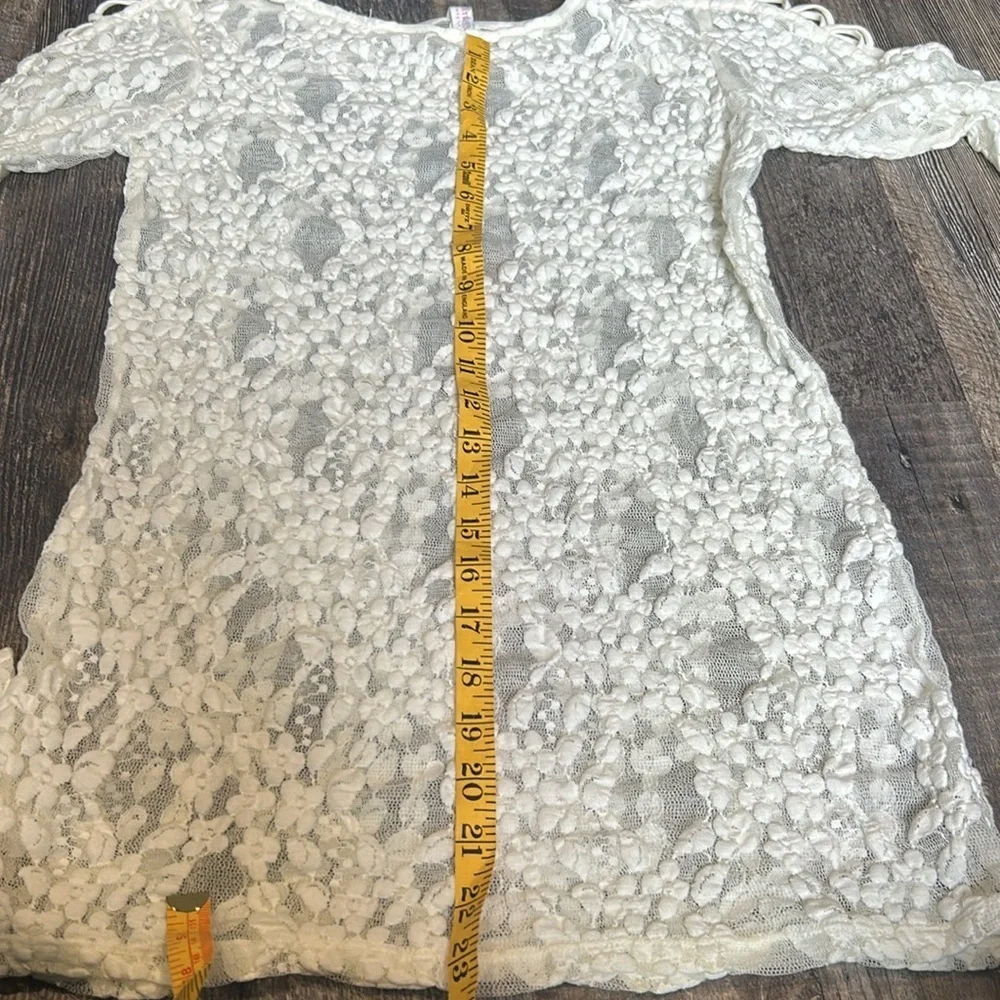 Intimately free people Lace long sleeve bodycon top Medium